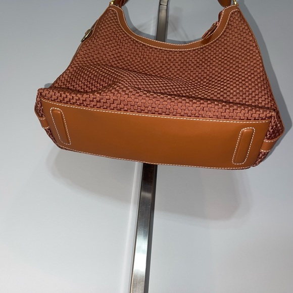 The Sak brown woven hobo shoulder bag tote purse EUC - Picture 5 of 10